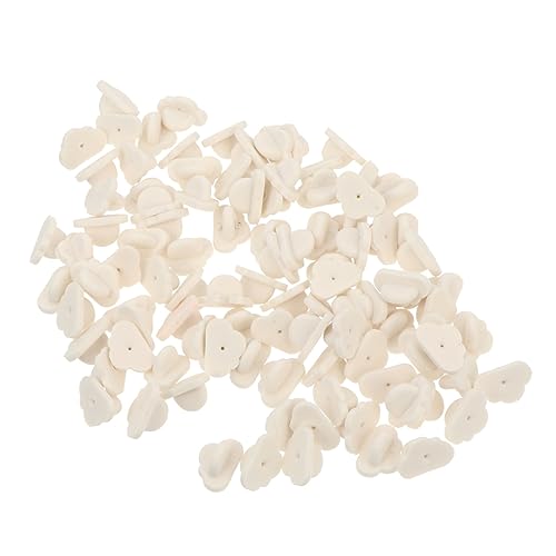Angoily 200pcs Cloud Brooch Clutch Pins Durable Badge Backing for Uniforms DIY Crafts and Lapel Pins Replacement