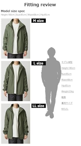 arcade メンズ ウィンドブレーカー 裏メッシュ 薄手 春用 ブルゾン スタンドカラー ジャケット ナイロン ジャージ シャカジャン トラックジャケット の商品画像 4