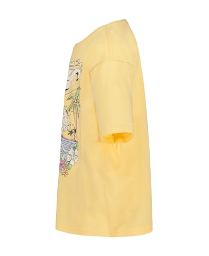 Image of Roxy Girls' Short Sleeve Oversized Fit Logo Tee, Crew Neck Graphic T-Shirt, Soft & Comfortable