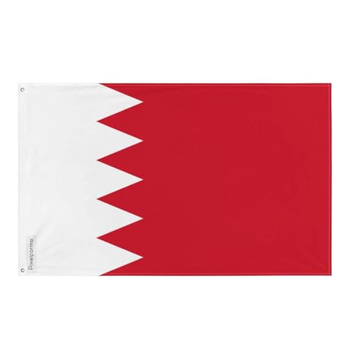 Drapeau de Bahreïn sans œillet bande blanche résistante Pixelforma