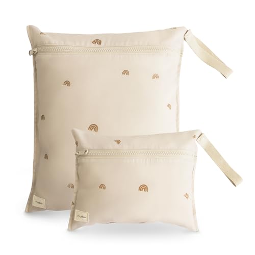 mushie Water Resistant Wet Bags | Large & Small Reusable...