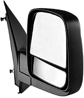 Passenger Side Textured Side View Mirror for 08-14 Chevy Express & GMC Savana 1500, 08-17 Chevy Express 2500 3500, GMC Savana 2500 3500 - with Blind Spot Corner Glass - GM1321395