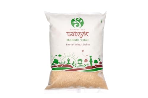 S Siddhagiri’s SATVYK THE HEALTH re STORE Organic Dalia/Daliya (Emmer Wheat Dalia – 500gms) S Siddhagiri’s SATVYK THE HEALTH re STORE Organic Dalia/Daliya (Emmer Wheat Dalia – 500gms)