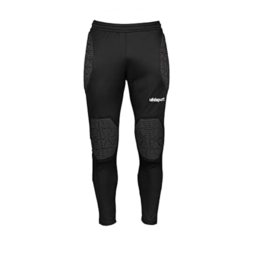 uhlsport Kinder Anatomic Kevlar Torwarthose, schwarz, 152