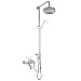 Produktbild PaulGurkes 3-Wege Duschsystem Aufputz Nostalgie Retro für Badewannen Dusche Set Duschsystem mit Regendusche