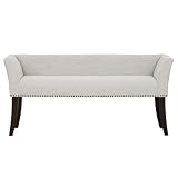 Madison Park Accent Bench with Nailhead Trim