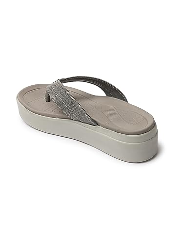 Image of Carlton London women's Snake Print Flatform Thong Sandals
