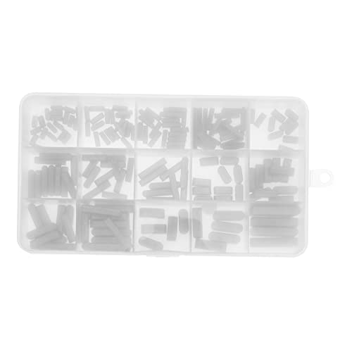 Yardenfun 175pcs Carbon Steel A-Type Shaft Keys Durable Flat Key