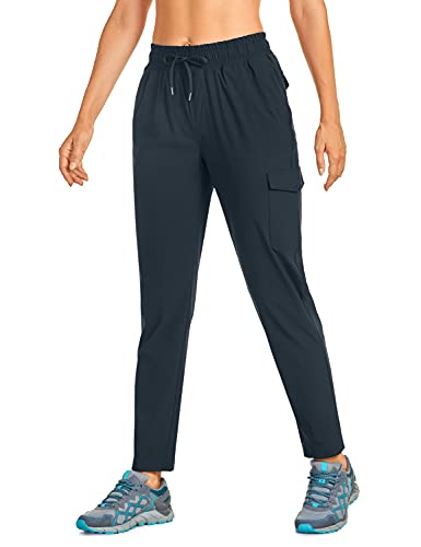 CRZ YOGA Calça cargo feminina de cintura alta, leve, para treino, 71 cm – Calça de caminhada atlétic