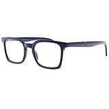 Gafas de sol grandes con lupa azul marino retro Moska – Hombre