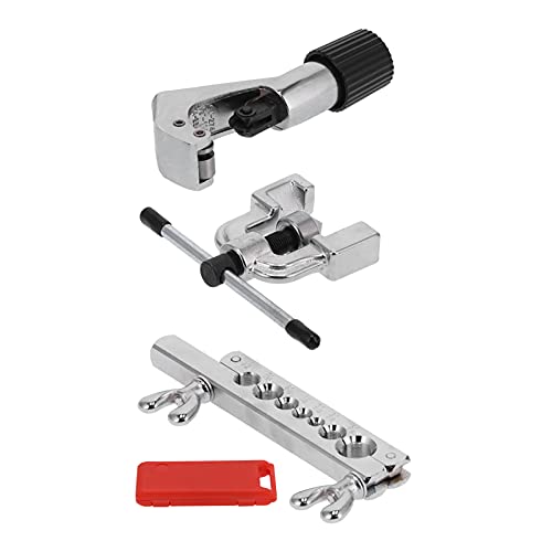 CT - 1226 Inch Flaring Tool Set, Tube Expander Kit for Copper Aluminum Pipe, Manual Flaring and Cutting Tool with Alloy Steel Cutter for HVAC Refrigeration