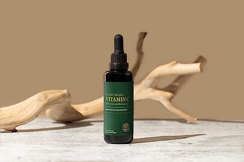 Global Healing Liquid Vitamin C 180Mg - Natural Vitamin C Supplement With Organic Antioxidant Ingredients (Amla Extract) - Vitamina C Para Apoyo Inmunologico - Go Pure With Plant-Based Vit C - 2 Fl Oz #TOP3