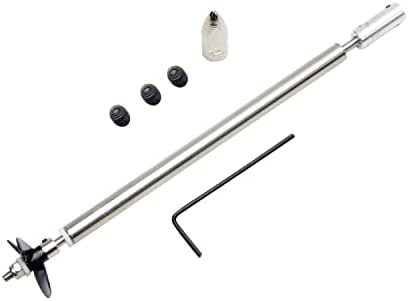 Fielect Drive Shaft w Propeller and Universal Joint for RC Boat, L200mm Shaft, L150mm Sleeve, D36mm Propeller, Fit for 3.17mm Motor Shaft