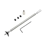 Fielect RC - Eje de ensamblaje de eje de barco con hélice de tornillo universal, kit de piezas de repuesto para barco RC 1 pieza