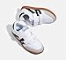 LUCKY STEP Kids Classic Retro Gum Sole Fashion Sneakers School Tennis Skate Shoes Girls Boys Hook and Loop Walking Casual Toddler Footwear Anti Slip Trainers(White/Black,Little Kid 12)