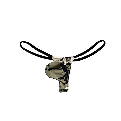 Adahop Mens Ice Silk Leopard Print String Briefs Men's Underwear Undies #TOP1
