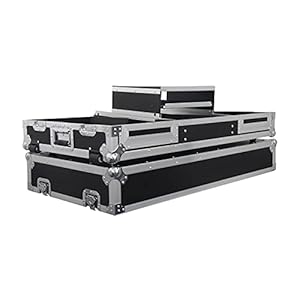 Power Acoustics Pcdm 2000 DS Nxs Flight Case voor 2 CDJ 900 Nexus / 2000 NEXUS + DJM 2000 NEXUS of mixer 19 inch