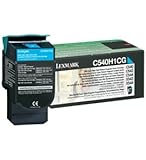  Cartouche de Toner Cyan Haute capacité Lexmark Return Programme pour C54 x X543 X544