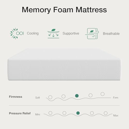 Novilla Queen Mattress, 10 Inch Queen Size Memory Foam Mattress in a Box, Gel Memory Foam for Comfort & Cooling Night Sleep, CertiPUR-US Certified — view 8