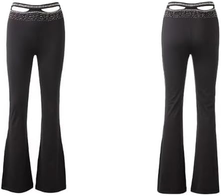 Women's Latin Dancing Trousers Salsa Performance Costume Tango Training Outfit Cha Cha Performance Pants Side Split