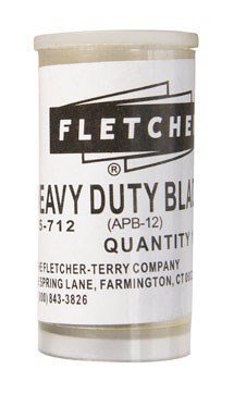 Fletcher Acrylic .25 in. L x 0.15 in. Steel Single Edge Replacement Blade 10 pc.