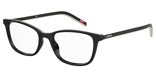 LEVIS Lv 1032 - Marco para gafas graduadas con ojo de gato para mujer, Negro (black/Demo Lens), 49 mm, 16mm