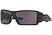 Oakley Men's Oil Rig Sunglasses,Polished Black Frame/Warm Grey Lens,one size