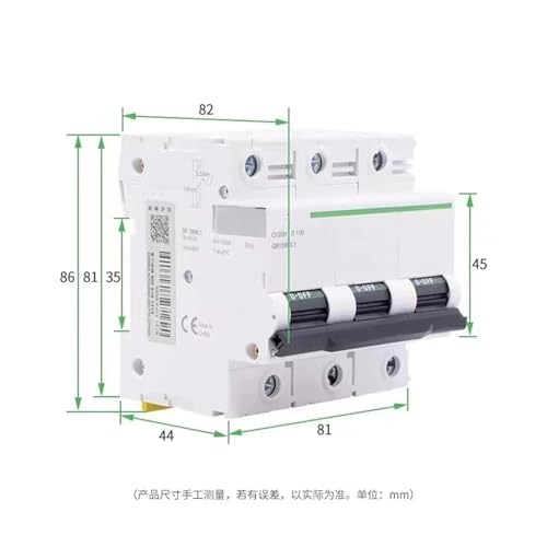 Disjoncteur électrique C120H type C 3P 100A pour tableau fort courant - 5