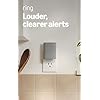 Ring Chime (Newest Model) — Enhanced audio for real-time alerts you can hear from anywhere, easy plug-in setup, simple wifi & Bluetooth connectivity, sleek design, White