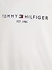 Tommy Hilfiger Men’s Short Sleeve Round Neck Core Tommy Logo T-Shirt, White (Snow White), 3XL #4