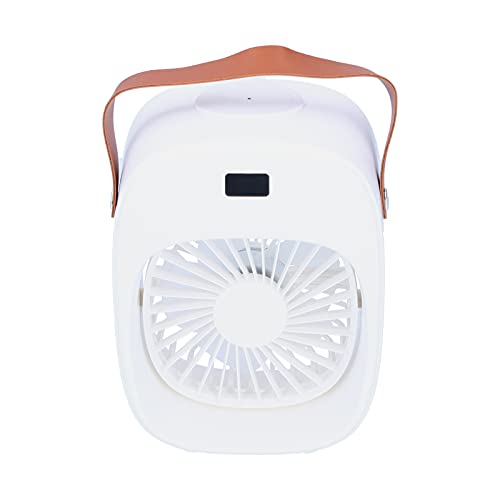 Ventilador de humidificación portátil blanco para dormitorio y exterior 6