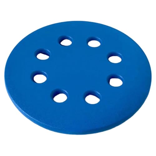 Milageto Bar Stool Seat Replacement Barstool Part Accessory Comfortable Easy Installation Round Chair Seat Top for Bar Home, Blue