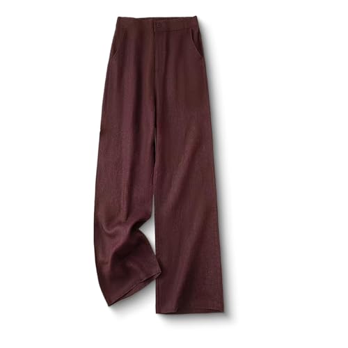 Men's Vintage Linen Pants Summer Lightweight Premium Dress Pants
