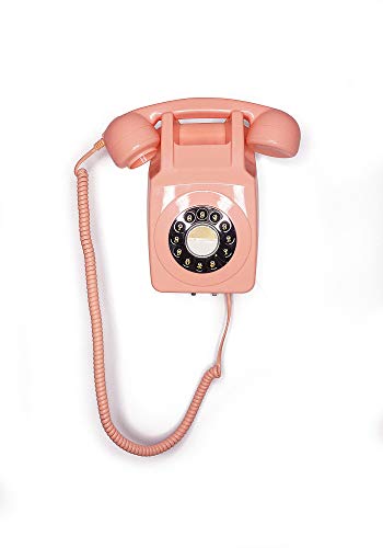 Téléphone Bouton Poussoir GPO 746 Wall Push Button Pink