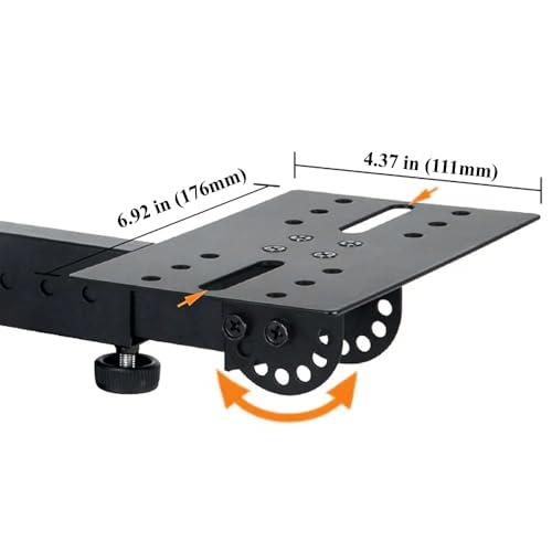 Image of Softline Pro Heavy-Duty Wall Mount Swivel Brackets Angle Adjustable Speaker Mounts Supports Up to 45 kg Ideal for Bookshelf & Surround Speakers (SP WB588)