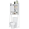 Over The Toilet Storage Cabinet3 Tier Above Toilet Storage CabinetBathroom Storage Cabinet Over Toilet with Sliding Barn Door for Bathroom Restroom Laundry