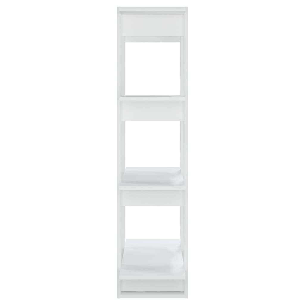 Bücherregal aus Holz, 80x30x123,5 cm, als Raumteiler nutzbar – Robustes und stabiles Regal für Bücher, Zeitschriften, DVDs und Dekoration, pflegeleicht mit feuchtem Tuch