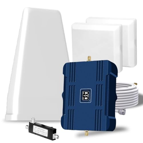 Cell Phone Booster for Home & Multi-Room,Up to 7,000 sq ft,Cell Phone Signal Booster for Band...