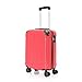Produktbild BONTOUR Hartschalen-Koffer Trolley Rollkoffer Reisekoffer Handgepäck 4 Rollen (Rot, Handgepäckkoffer 55x40x20)