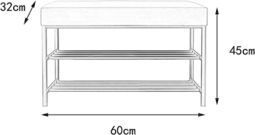 Banc à chaussures d'entrée stable pour s'asseoir facilement - 6