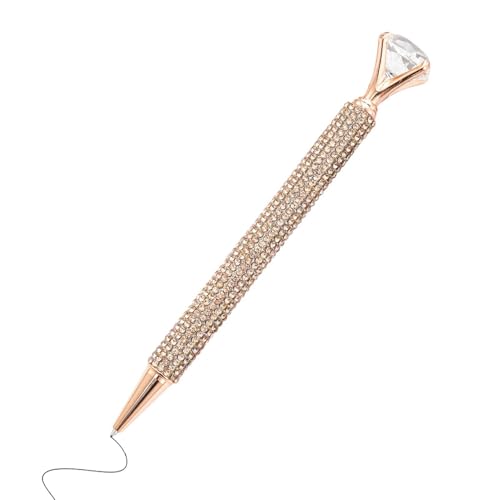 Rhinestone Pen, Ballpoint Tool, Bedazzled Writing Pen With Crystal Design, Gem With Smooth Ink Flow, Office Supplies, Suitable F