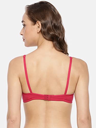 Image of Macrowoman W-Series Half Cup Padded Non Wired Bra (MW1301 Rose Pink 36B)