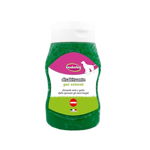 Inodorina, Disabituante in Granuli, con Forte Repellente Olfattivo, Ideale per Allontanare Cani e Gatti dai Giardini, per Solo Uso Esterno, a Base di Methyl Nonyl Ketone, 240 gr