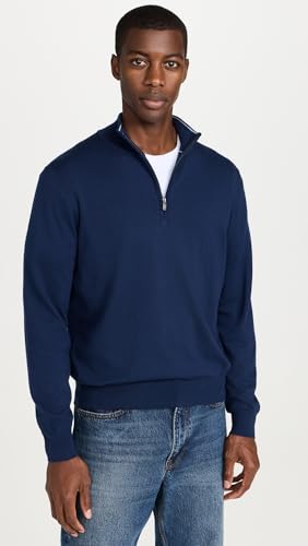 Faherty Men's Movement Quarter Zip Sweater2