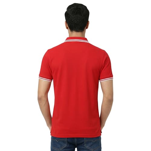 Image of Hangout Hub Hybrid Men's Polycotton Polo T-Shirt | Solid Finish | 260 GSM Premium Fabric | Half Sleeve Collared Neck | Regular Fit | Casual & Office Wear | Set of 1, 2 & 3