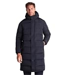 TOG24 Mens Padded Jacket. Wind Resistant & Warm With Insulation Made From Recycled Plastic Bottles. Mens Padded Coat In A Chunky Quilted Design & With 2 Way Zip Openers