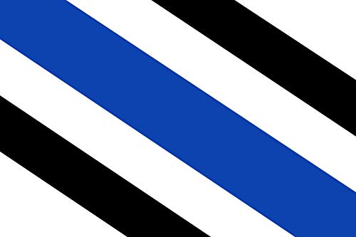 Drapeau Oostburg vlag 1971 grand format de qualité supérieure pour collectionneur
