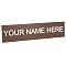 ExcelMark Custom Name Plate – Personalized Acrylic Sign For Door, Office, Desk – 2×8 Inches, Blue - View #4