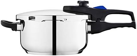 Tower T920004S4L Express Pressure Cooker with Bakelite Lid Lock System, Visual Pressure Indicator, 4 Litre, Stainless Steel