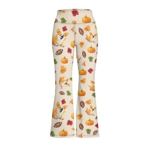Image of Girls Flare Leggings Cute Bell Bottoms for Teen Girls Wide Leg Sweatpants for 5-14 T